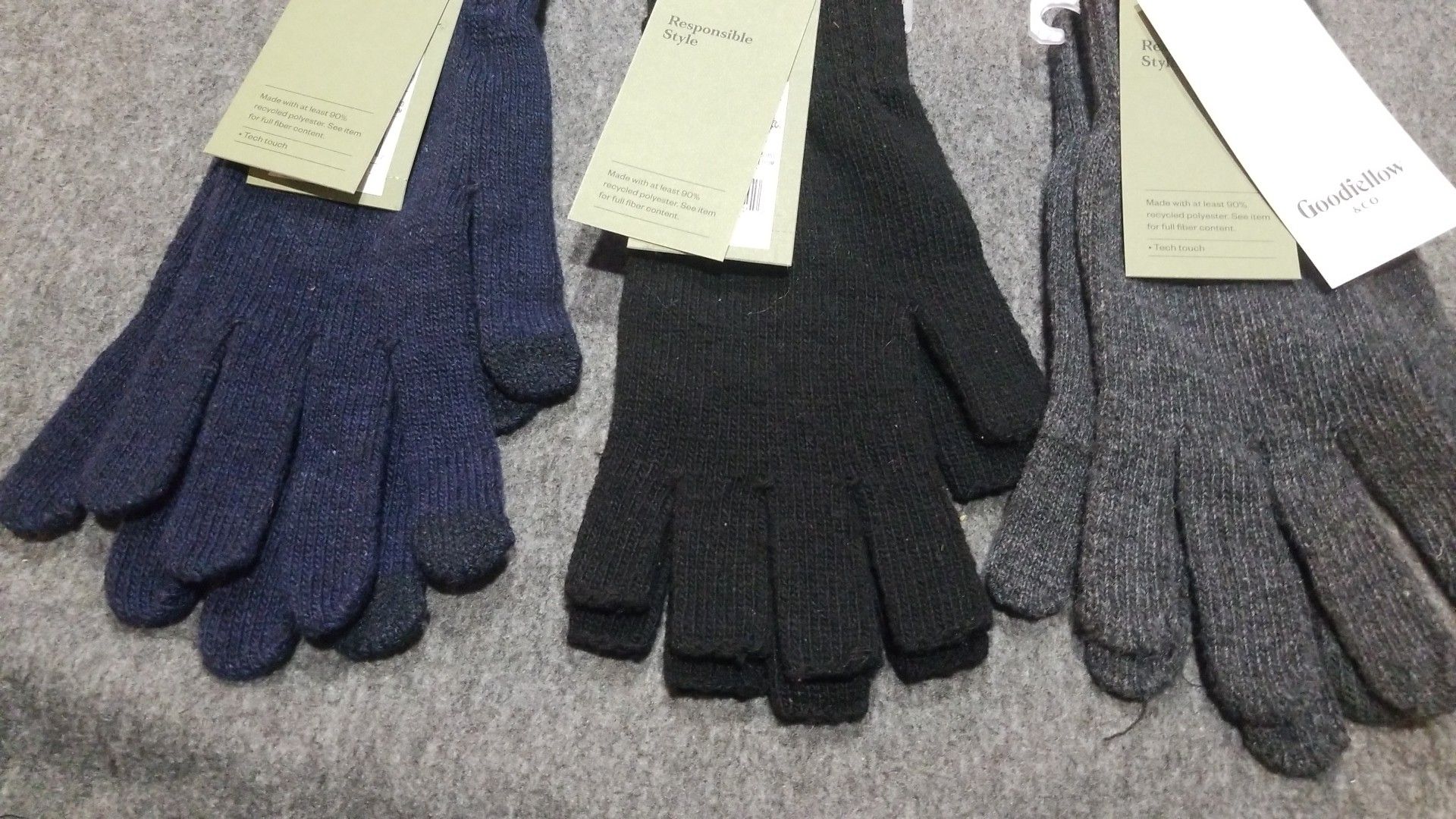 Mens one size gloves