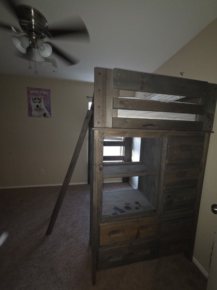 Twin Loft Bed With Dresser