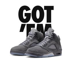 Jordan 5 Wolf Gray