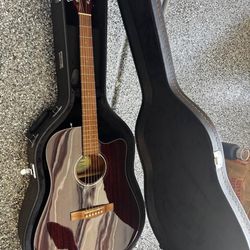 Fender CD-60SCE All-Mahogany acoustic-electric guitar