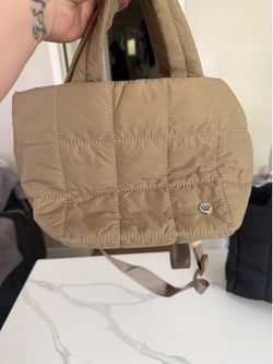 Puffer satchel purse