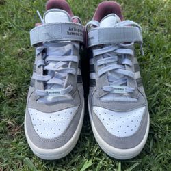 Adidas Originals Forum 84 Low Home Alone 2 Grey White Men's Size 10 ID4328