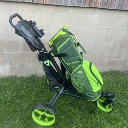 Golf Cart & Bag