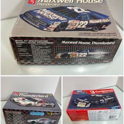 3 NASCAR model kits pre-owned
