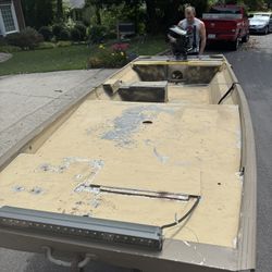 1648 Jon Boat And Trailer 