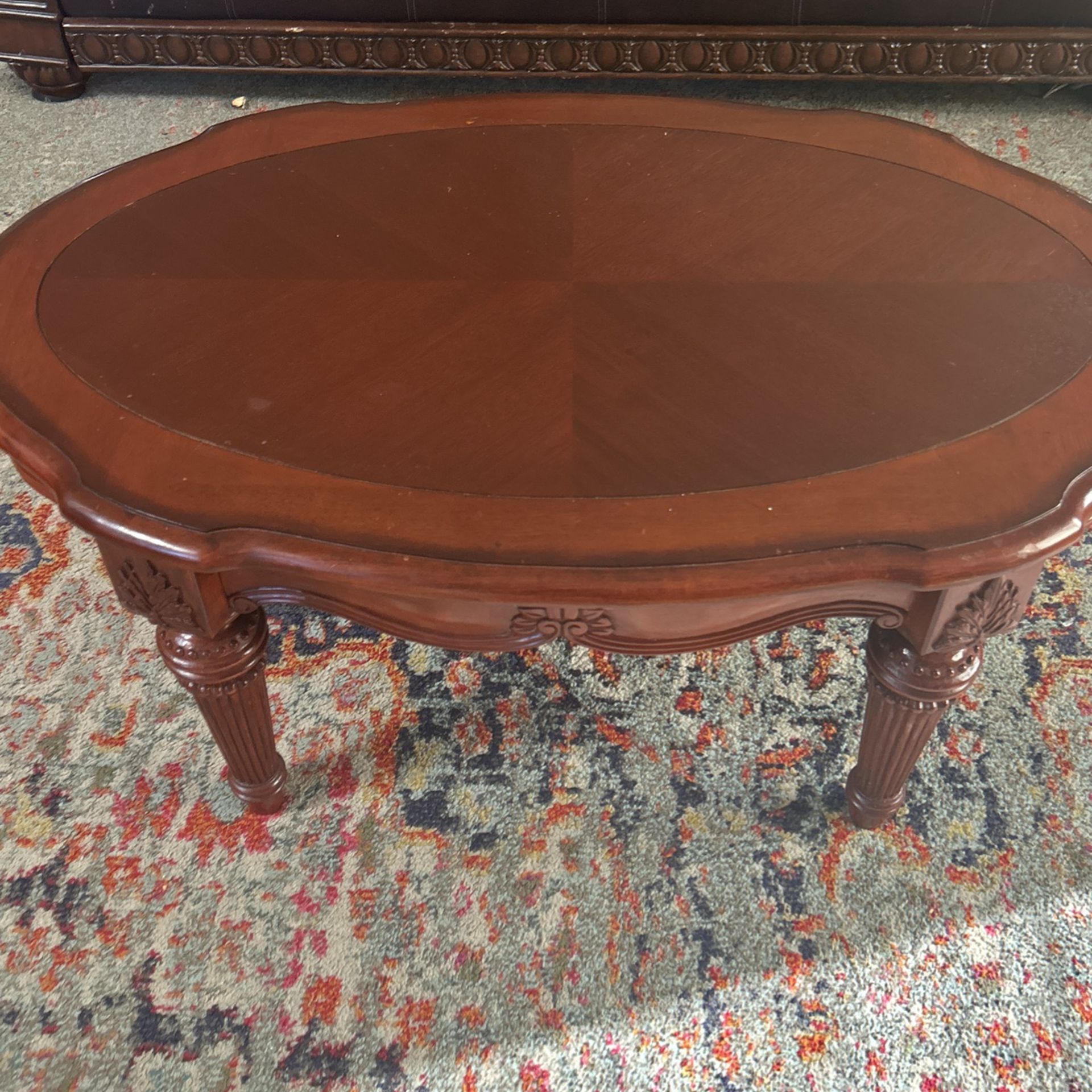 Coffee Table With Two End Tables 