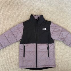 North face Puffer youth medium. Purple And Black Two Tone