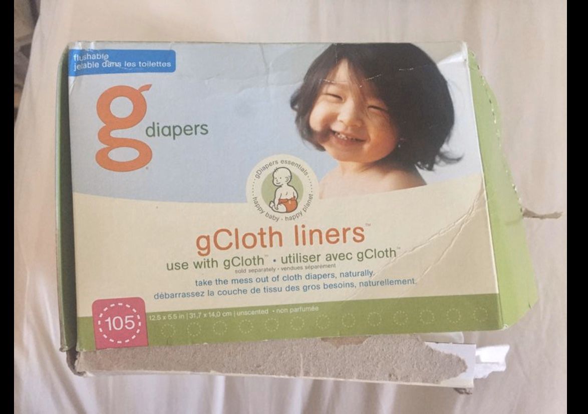 Gcloth liners for gcloth diapers new