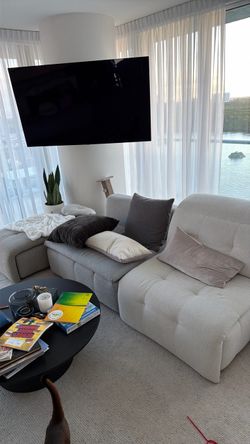 5 pieces comfy sofa