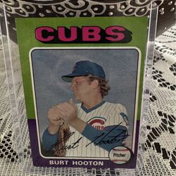 1975 Topps Baseball Burt Hooton PSA 8 NM-MINT Chicago Cubs Card #176