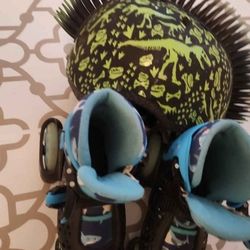 Roller Derby Size 11-2 Shark Skates W/ Helmet Like New Used Indoors Only