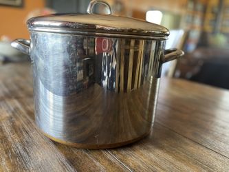 Vintage Revere Ware 1801 Copper Bottom 16 Qt 87 Stock pot