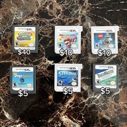 8 Nintendo DS/3DS Games – Pokémon Ranger, Etc. - (Local Pickup Only)