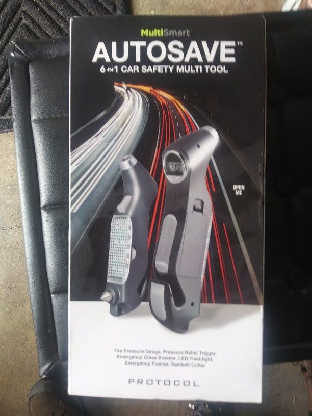 Protocol MultiSmart Autosave 6 in 1 Car Safety Multi Tool
