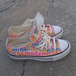 Converse Chuck Taylor All Star Lift Platform "My Story"  Women's Size 7