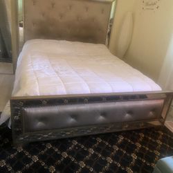 California King mattress and bed frame