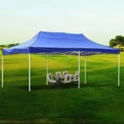 10 x 20 Pop Up Canopy Tent Portable  Instant Canopies Outdoor Market Shelter 10x20 Canopy Blue