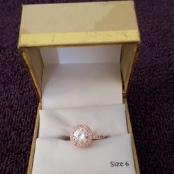 Charter Club Rose Gold ring. Size 6. Beautiful and Stunning. Obo. Serious buyers only.