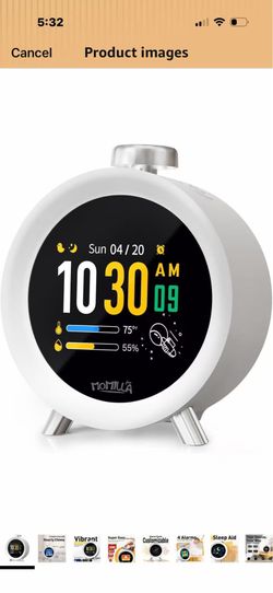 BRAND NEW! Alarm Clocks for Bedrooms, 2.8" Color Display, 7-Day Programmable 4 Alarms