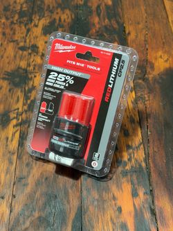 Milwaukee M12 REDLITHIUM HIGH Output CP 2.5Ah Battery