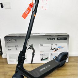 Segway - E2 Pro Electric Scooter - Efficient Commuter Scooter w/ 21.7 Mile Range, 18.6 MPH Speed 