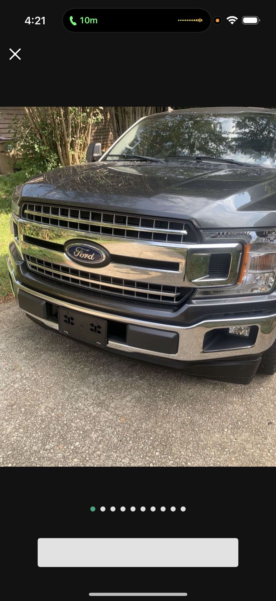 Front Bumper Upper Grille Black with Chrome Replacement for F150 Pickup 4-Door 2018 2019 2020 JL3Z8200EB (K)