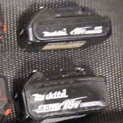 Makita 18V LXT Batteries 5Ah Charger Lithium Ion Tool Set