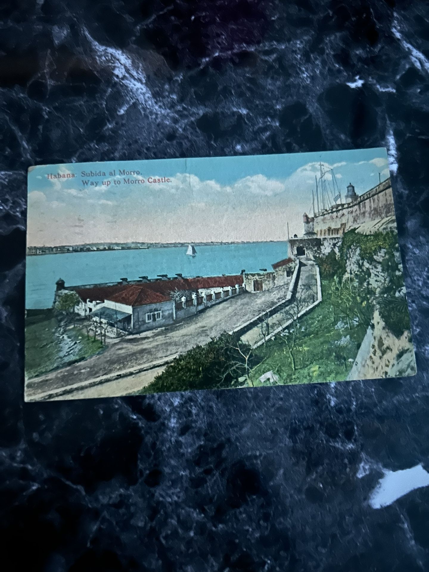 Havana Moro 1922 Post Card (rare) W/Stamp