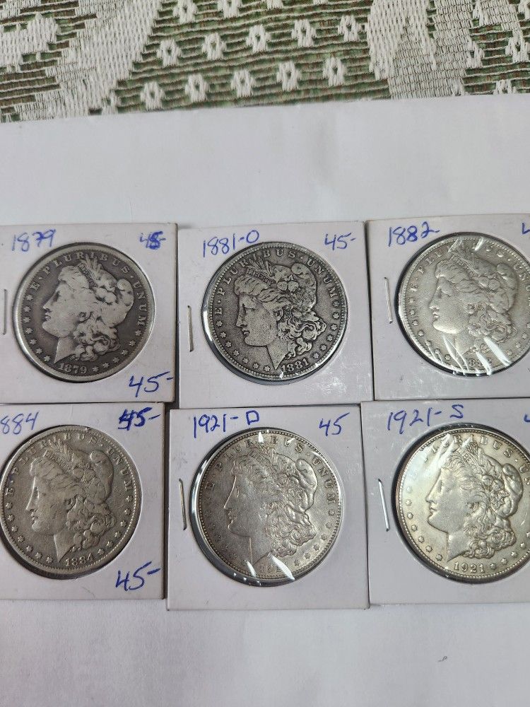 Morgan's Silver Dollars $ 45 EACH