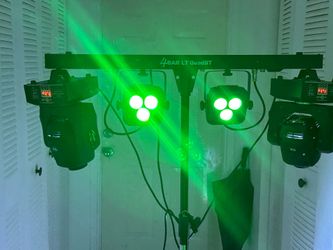 Dj bar light with 2 moving light firm on price