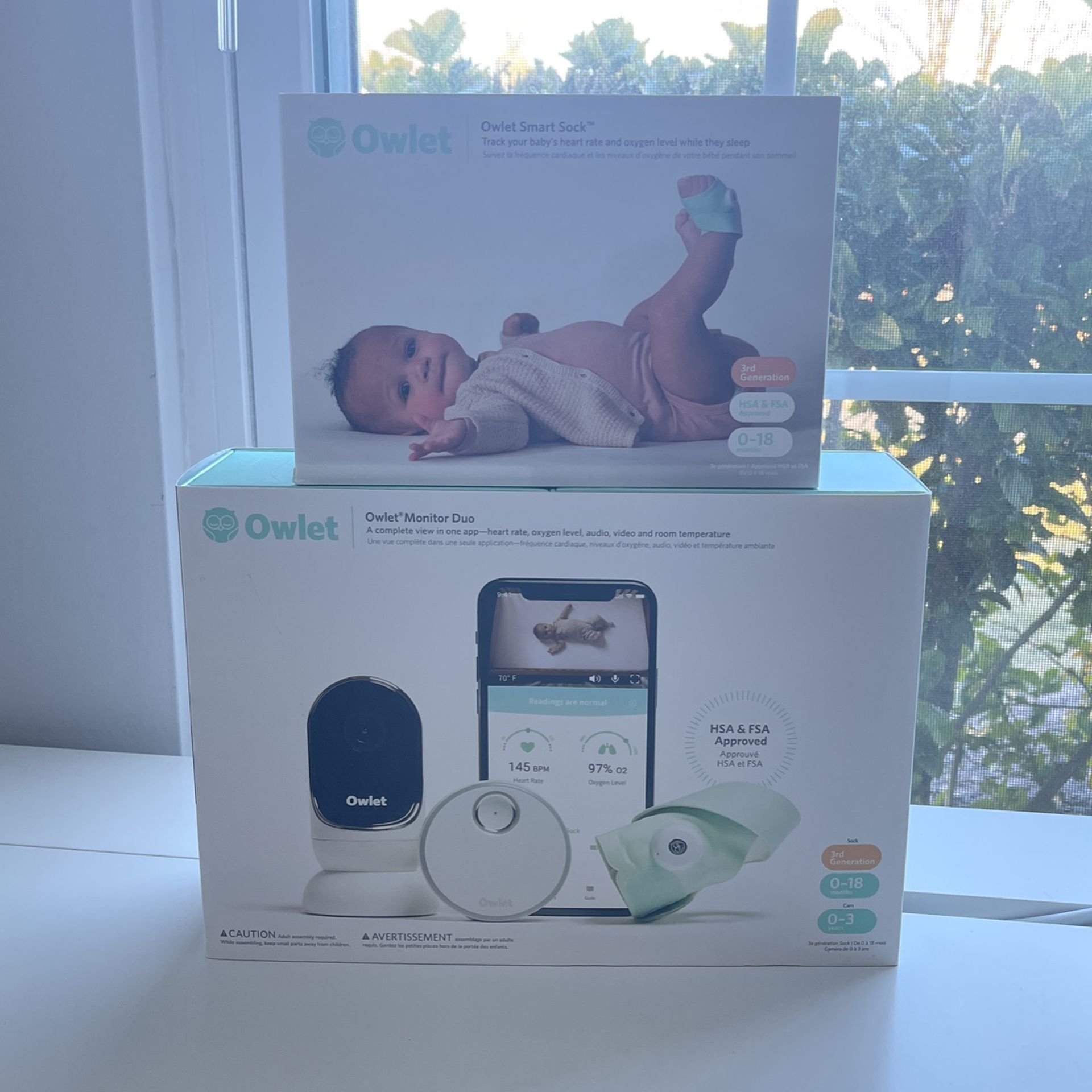 Owlet Monitor Duo + Owlet Smart Sock