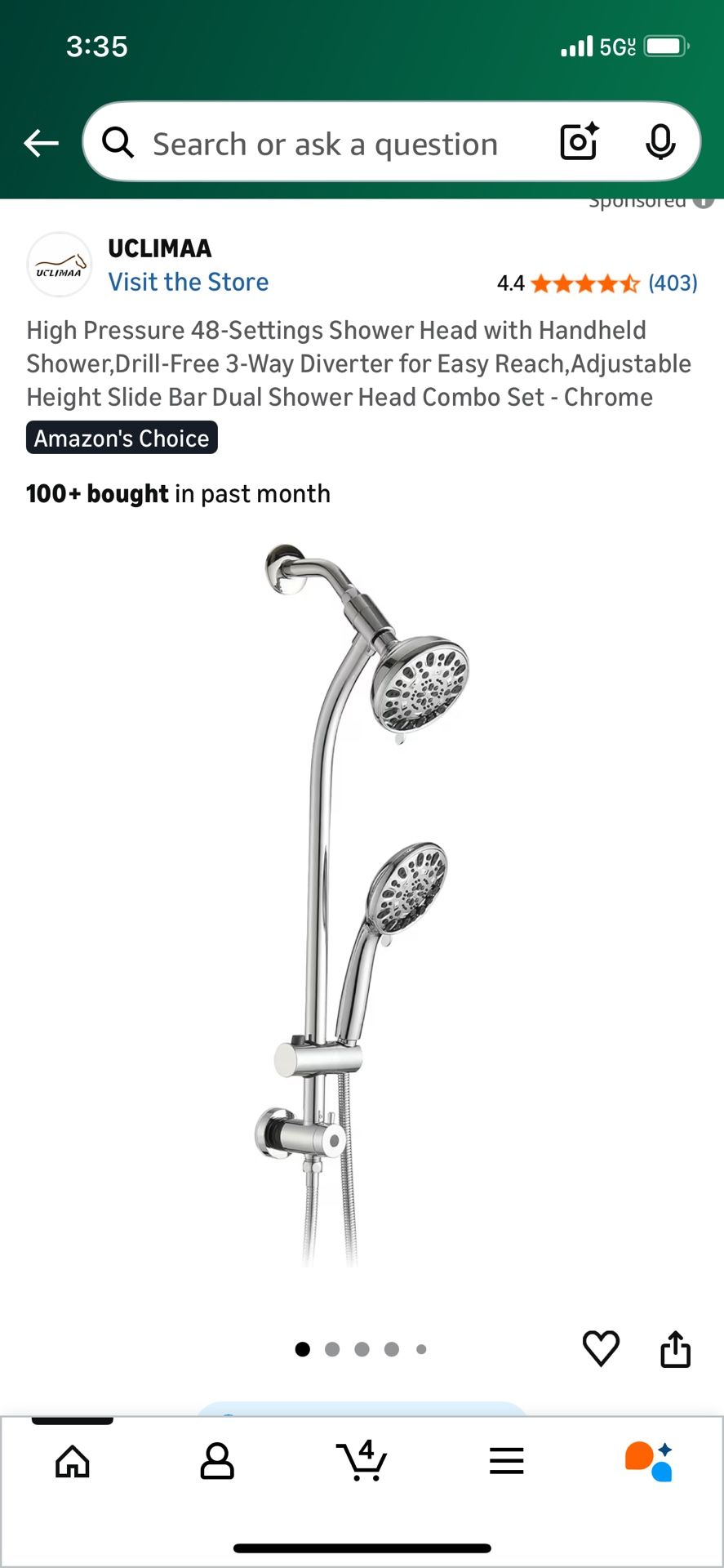 Shower Head With Handle