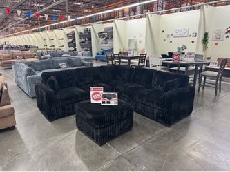 Black sectional
