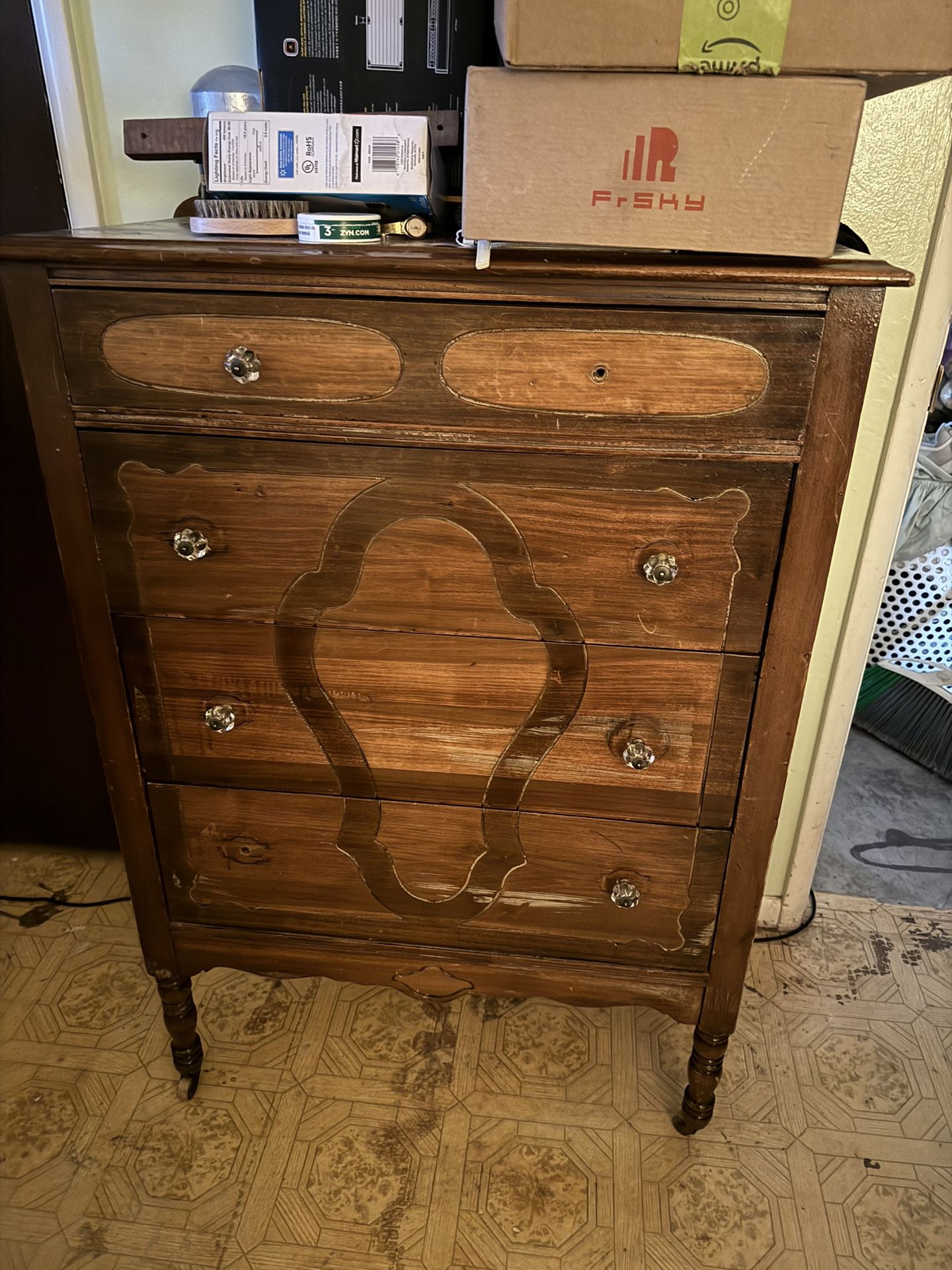 Antique Dresser And Vanity 
