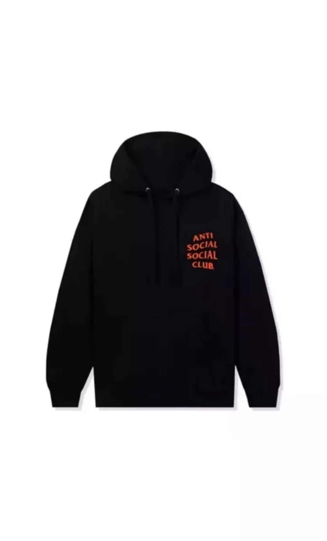 Anti Social Social Club Mind Games Halloween Orange Black Hoodie DS New Large