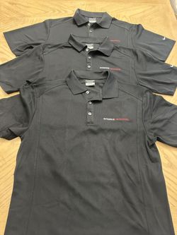 Nike Gold Polo Shirts