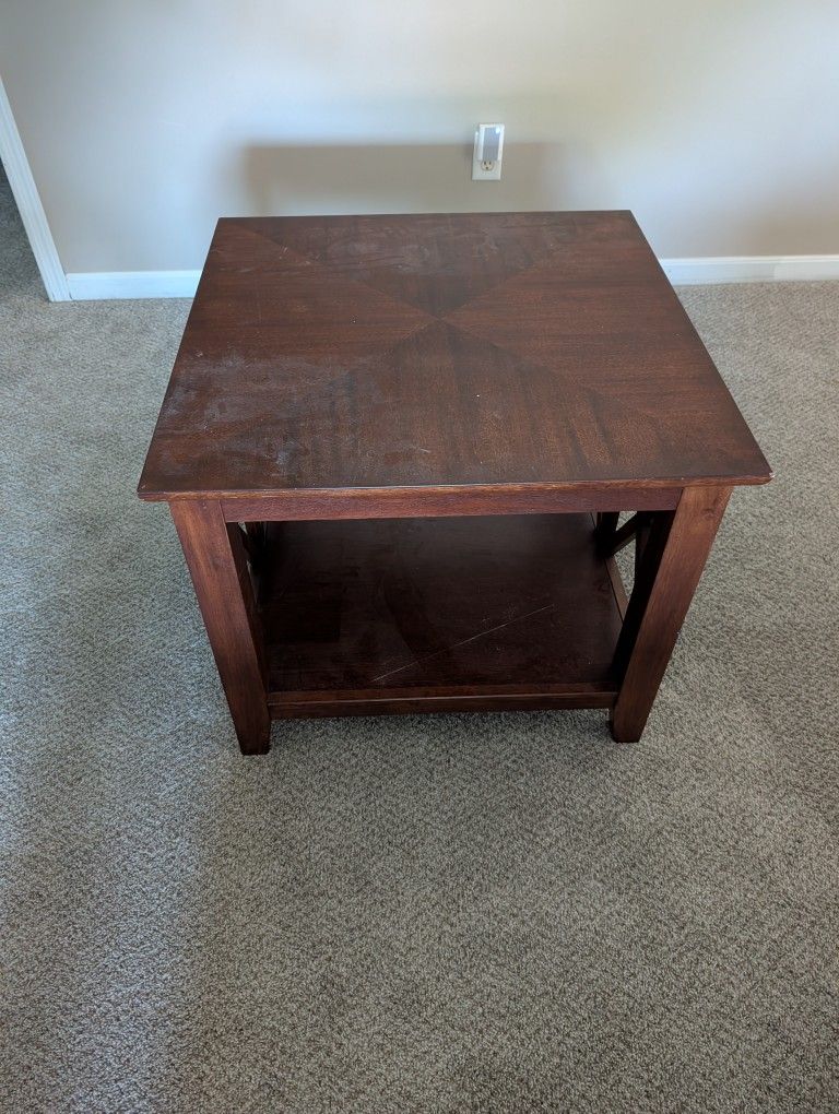 Matching Coffee Colored Side Tables