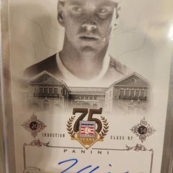 Tom Glavine 2 Autographed Panini 2014 Panni 2020 Both Hall Of Fame Card 