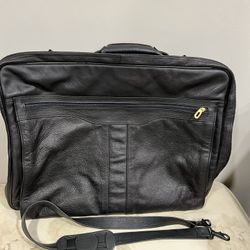 Jefferjee’s Vintage Garment Bag Leather Black 