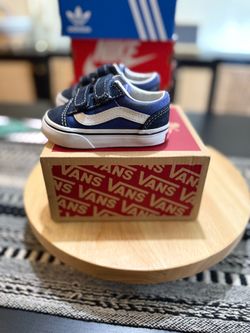 Toddler Blue Vans Size 4