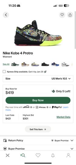 Nike Kobe Protro (wizenard)