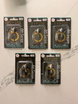6th Sense Divine UnderSpin 1/4oz Fishing Lures – 5 Pack