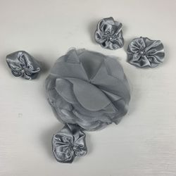 5 Silver Flowers