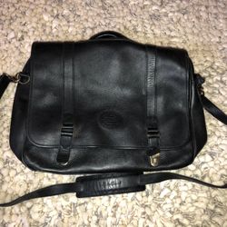 Eddie Bauer Leather Crossbody Laptop Bag