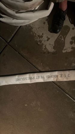 2.5" Fire Hose 400 PSI Test Pressure