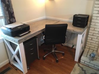 L shaped desk