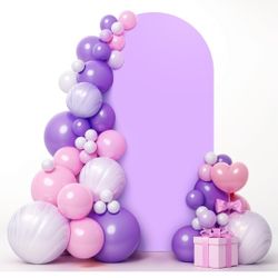 7.2ft Lavander Spandex Arch Cover 