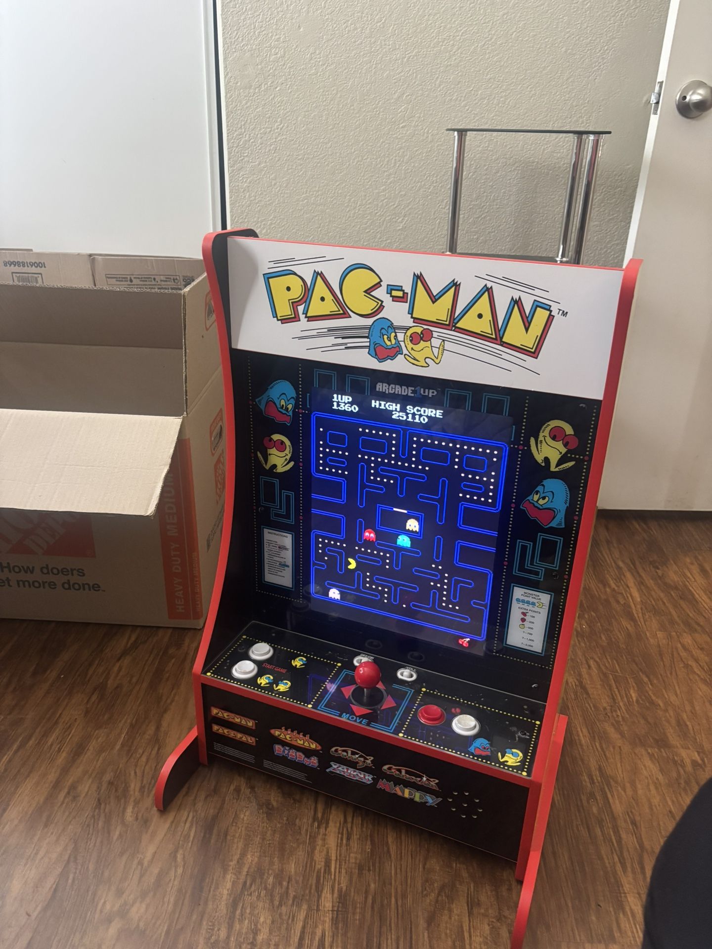 Pac-Man 8 In 1 Arcade Machine
