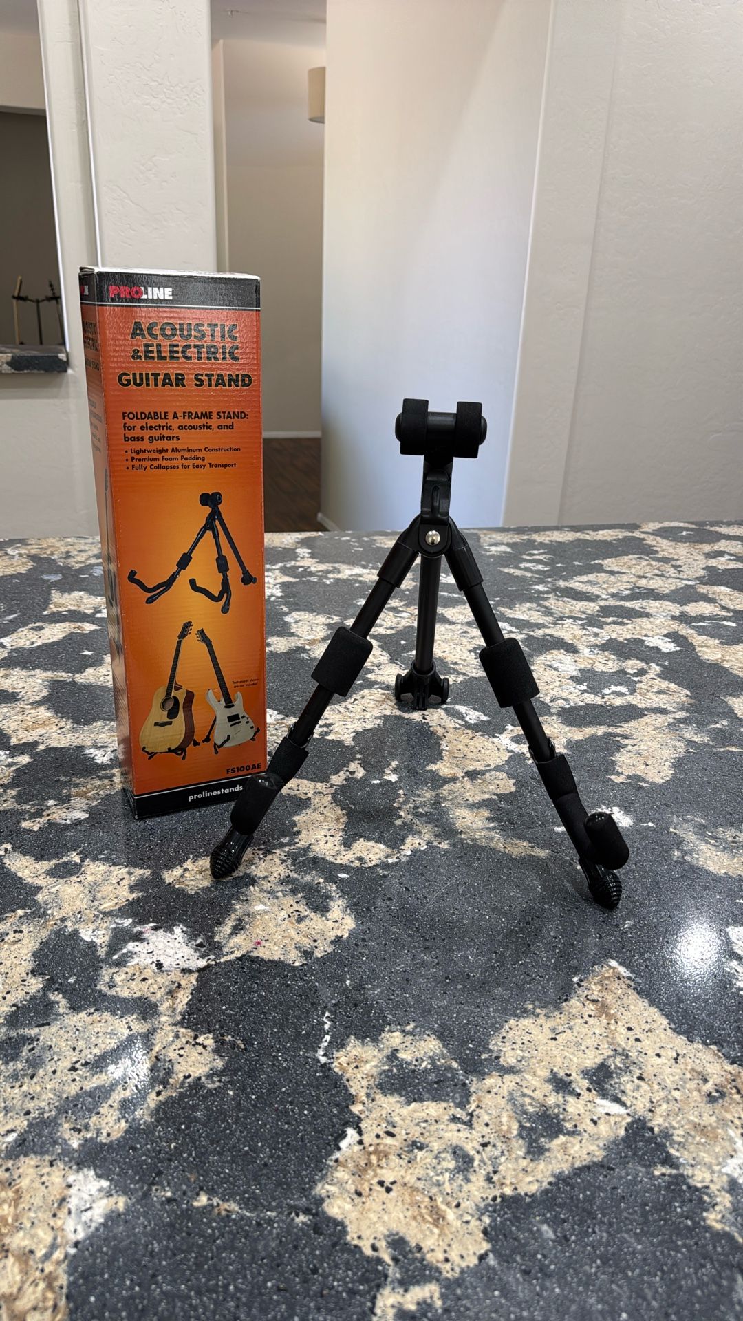 Acoustic And Electric Guitar Stand
