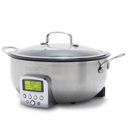 MULTIFUNCTION DEEP ELECTRIC SKILLET | PREMIERE STAINLESS STEEL